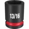 Milwaukee 49-66-6207 SHOCKWAVE Impact Duty 1/2 Drive 13/16 Standard 6 Point Socket