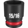 Milwaukee 49-66-6209 SHOCKWAVE Impact Duty 1/2 Drive 15/16 Standard 6 Point Socket