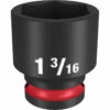 Milwaukee 49-66-6213 SHOCKWAVE Impact Duty 1/2 Drive 1-3/16 Standard 6 Point Socket