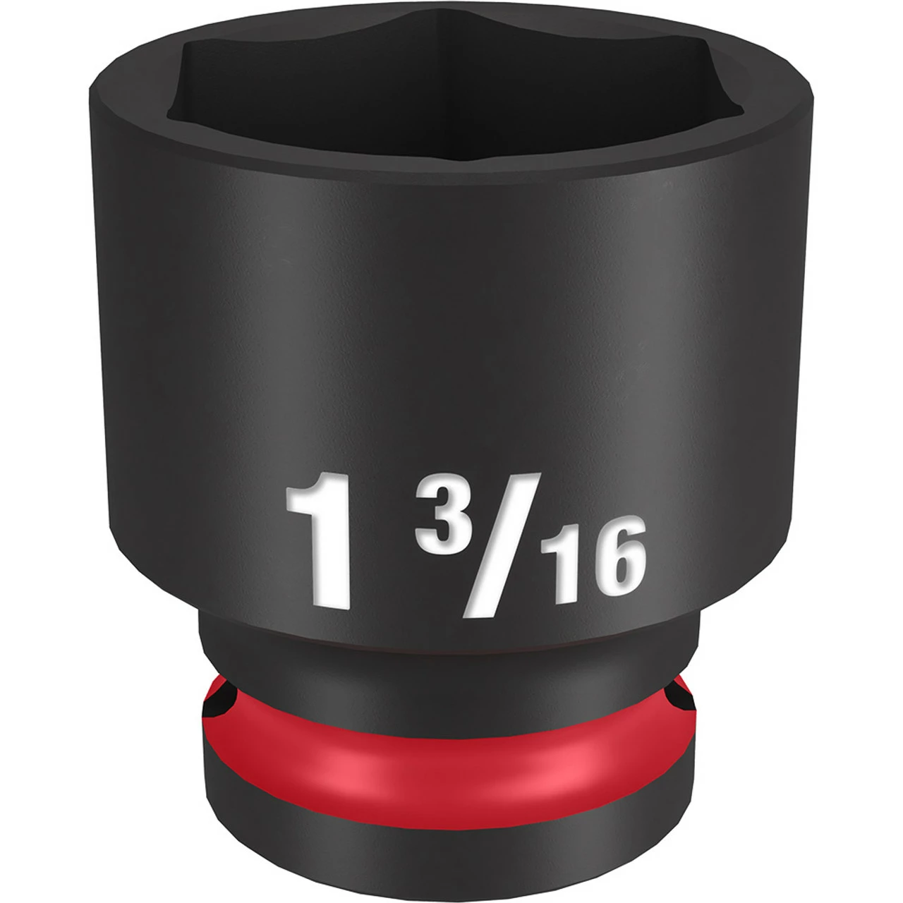 Milwaukee 49-66-6213 SHOCKWAVE Impact Duty 1/2 Drive 1-3/16 Standard 6 Point Socket 1 Milwaukee 49-66-6213 SHOCKWAVE Impact Duty 1/2 Drive 1-3/16 Standard 6 Point Socket