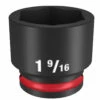 Milwaukee 49-66-6219 SHOCKWAVE Impact Duty 1/2 Drive 1-9/16 Standard 6 Point Socket