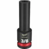 Milwaukee 49-66-6220 SHOCKWAVE Impact Duty 1/2 Drive 3/8 Deep 6 Point Socket