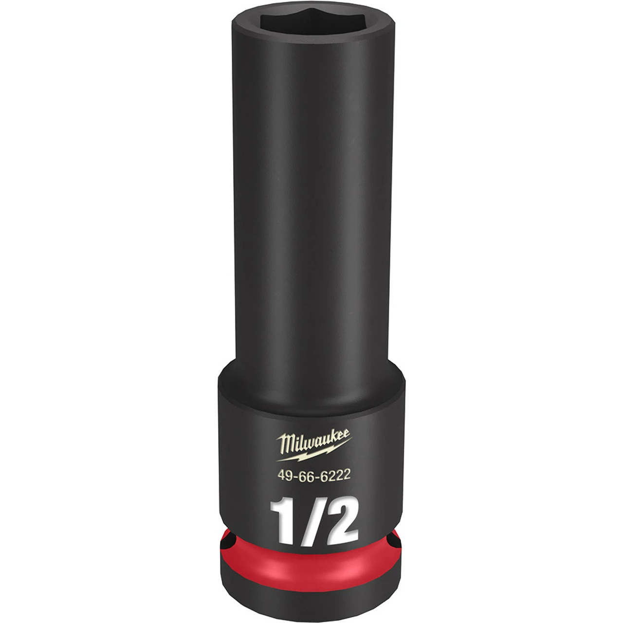 Milwaukee 49-66-6222 SHOCKWAVE Impact Duty 1/2 Drive 1/2 Deep 6 Point Socket 1 Milwaukee 49-66-6222 SHOCKWAVE Impact Duty 1/2 Drive 1/2 Deep 6 Point Socket