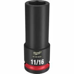 Milwaukee 49-66-6225 SHOCKWAVE Impact Duty 1/2 Drive 11/16 Deep 6 Point Socket