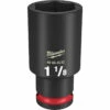 Milwaukee 49-66-6232 SHOCKWAVE Impact Duty 1/2 Drive 1-1/8 Deep 6 Point Socket