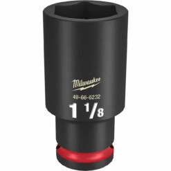 Milwaukee 49-66-6232 SHOCKWAVE Impact Duty 1/2 Drive 1-1/8 Deep 6 Point Socket