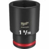 Milwaukee 49-66-6239 SHOCKWAVE Impact Duty 1/2 Drive 1-9/16 Deep 6 Point Socket
