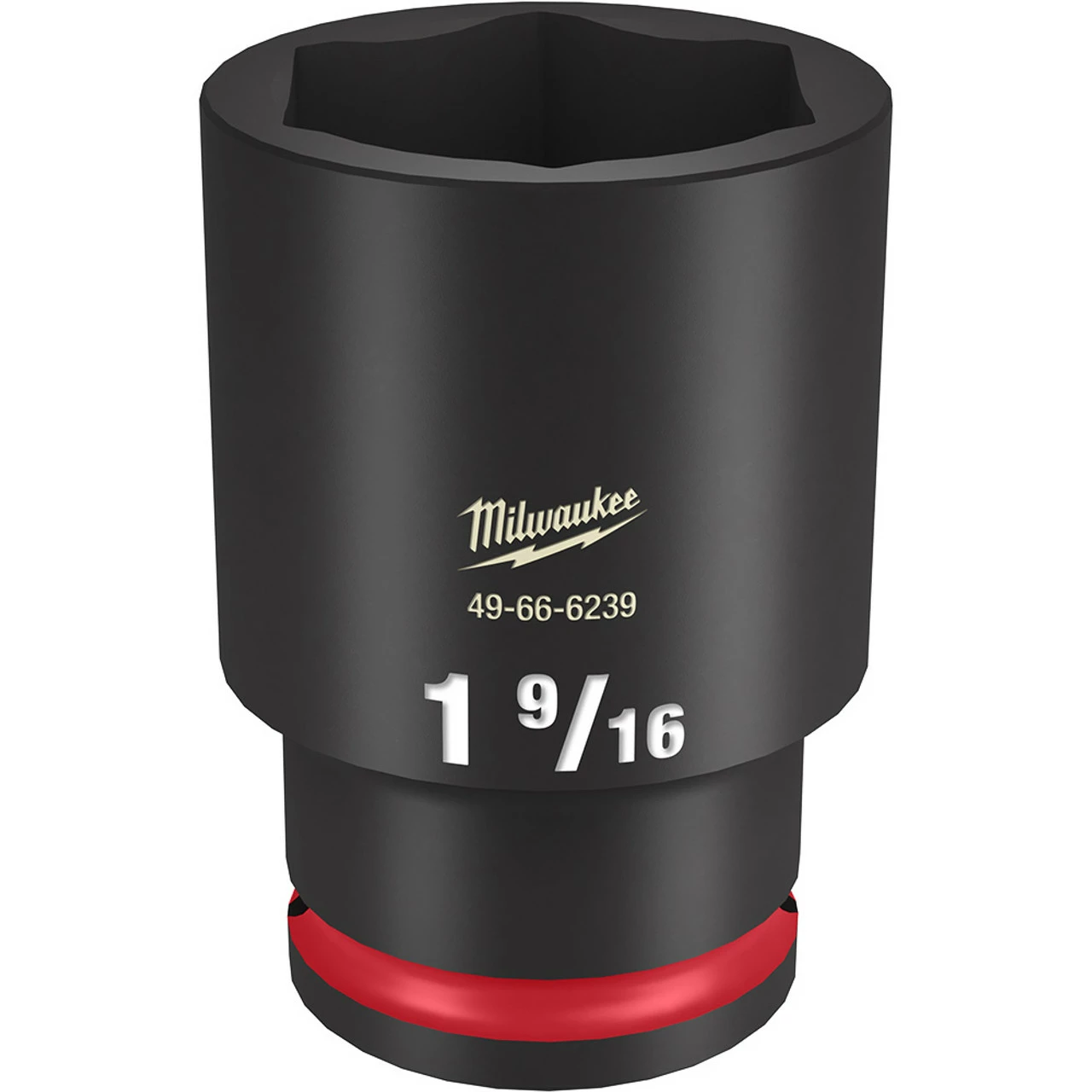 Milwaukee 49-66-6239 SHOCKWAVE Impact Duty 1/2 Drive 1-9/16 Deep 6 Point Socket 1 Milwaukee 49-66-6239 SHOCKWAVE Impact Duty 1/2 Drive 1-9/16 Deep 6 Point Socket