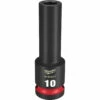 Milwaukee 49-66-6271 Impact 1/2 Drive 10MM Deep Socket