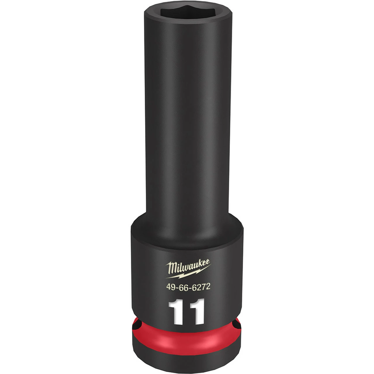 Milwaukee 49-66-6272 SHOCKWAVE Impact Duty 1/2 Drive 11MM Deep 6 Point Socket 1 Milwaukee 49-66-6272 SHOCKWAVE Impact Duty 1/2 Drive 11MM Deep 6 Point Socket