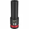 Milwaukee 49-66-6274 SHOCKWAVE Impact Duty 1/2 Drive 13MM Deep 6 Point Socket