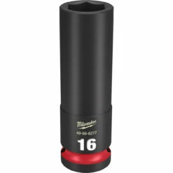 Milwaukee 49-66-6277 SHOCKWAVE Impact Duty 1/2 Drive 16MM Deep 6 Point Socket