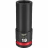 Milwaukee 49-66-6279 SHOCKWAVE Impact Duty 1/2 Drive 18MM Deep 6 Point Socket