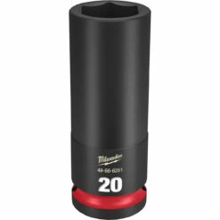 Milwaukee 49-66-6281 SHOCKWAVE Impact Duty 1/2 Drive 20MM Deep 6 Point Socket