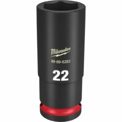 Milwaukee 49-66-6283 SHOCKWAVE Impact Duty 1/2 Drive 22MM Deep 6 Point Socket