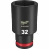 Milwaukee 49-66-6293 SHOCKWAVE Impact Duty 1/2 Drive 32MM Deep 6 Point Socket