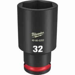 Milwaukee 49-66-6293 SHOCKWAVE Impact Duty 1/2 Drive 32MM Deep 6 Point Socket