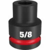 Milwaukee 49-66-6301 SHOCKWAVE Impact Duty 3/4 Drive 5/8 Standard 6 Point Socket