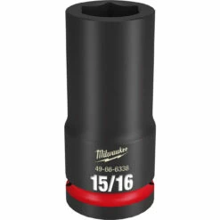 Milwaukee 49-66-6338 SHOCKWAVE Impact Duty 3/4 Drive 15/16 Deep 6 Point Socket