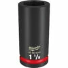 Milwaukee 49-66-6341 SHOCKWAVE Impact Duty 3/4 Drive 1-1/8 Deep 6 Point Socket