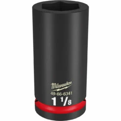 Milwaukee 49-66-6341 SHOCKWAVE Impact Duty 3/4 Drive 1-1/8 Deep 6 Point Socket