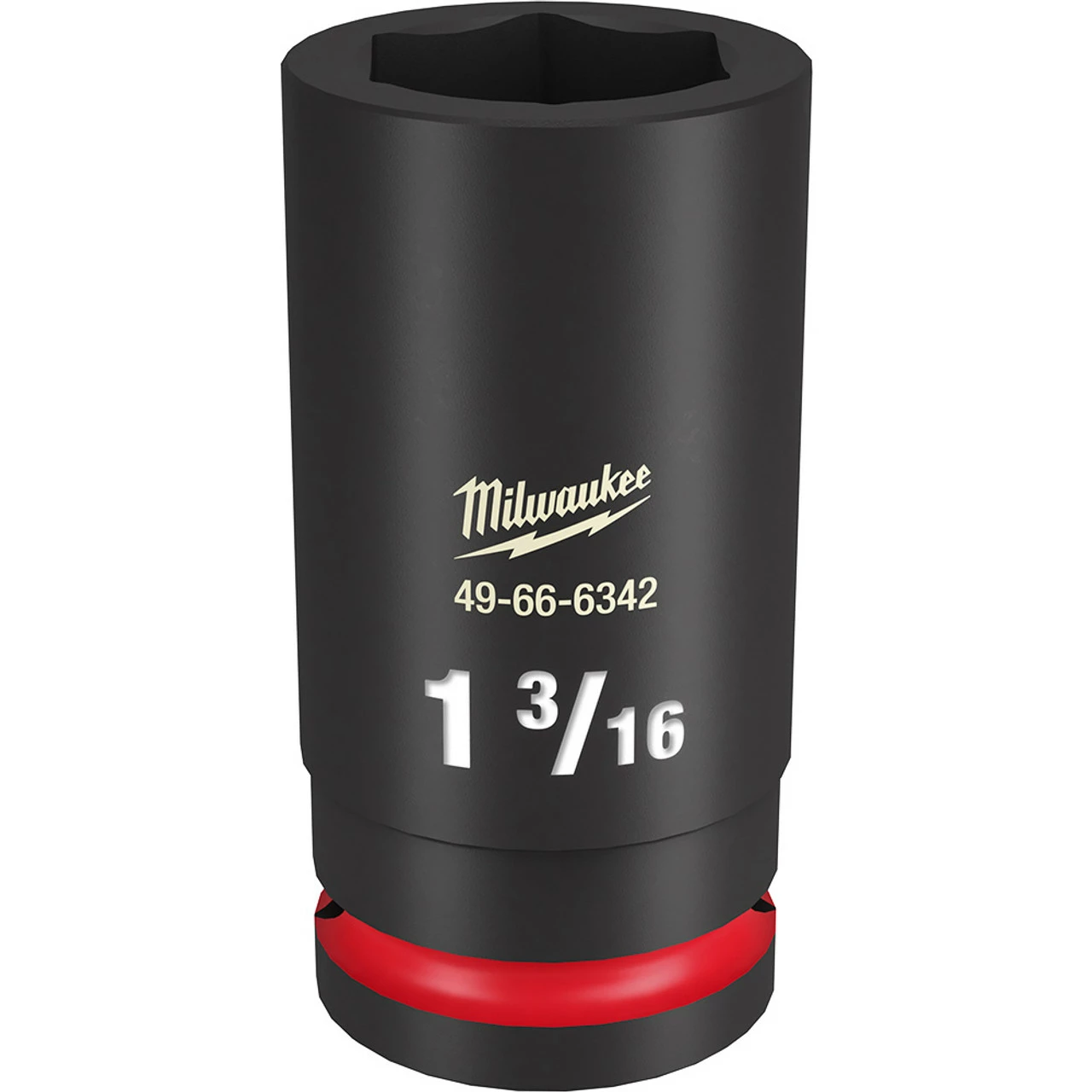 Milwaukee 49-66-6342 SHOCKWAVE Impact Duty 3/4 Drive 1-3/16 Deep 6 Point Socket 1 Milwaukee 49-66-6342 SHOCKWAVE Impact Duty 3/4 Drive 1-3/16 Deep 6 Point Socket