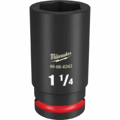 Milwaukee 49-66-6343 SHOCKWAVE Impact Duty 3/4 In. Drive 1-1/4 In. Deep 6 Point Socket
