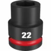 Milwaukee 49-66-6360 SHOCKWAVE Impact Duty 3/4 Drive 22MM Standard 6 Point Socket