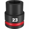 Milwaukee 49-66-6361 SHOCKWAVE Impact Duty 3/4 Drive 23MM Standard 6 Point Socket