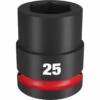 Milwaukee 49-66-6363 SHOCKWAVE Impact Duty 3/4 Drive 25MM Standard 6 Point Socket