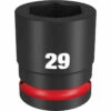 Milwaukee 49-66-6367 SHOCKWAVE Impact Duty 3/4 Drive 29MM Standard 6 Point Socket