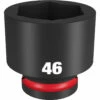 Milwaukee 49-66-6384 SHOCKWAVE Impact Duty 3/4 Drive 46MM Standard 6 Point Socket