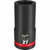 Milwaukee 49-66-6402 SHOCKWAVE Impact Duty 3/4 Drive 27MM Deep 6 Point Socket