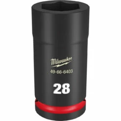 Milwaukee 49-66-6403 SHOCKWAVE Impact Duty 3/4 Drive 28MM Deep 6 Point Socket