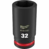 Milwaukee 49-66-6407 SHOCKWAVE Impact Duty 3/4 Drive 32MM Deep 6 Point Socket