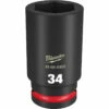 Milwaukee 49-66-6409 SHOCKWAVE Impact Duty 3/4 Drive 34MM Deep 6 Point Socket