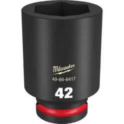 Milwaukee 49-66-6417 SHOCKWAVE Impact Duty 3/4 Drive 42MM Deep 6 Point Socket