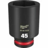 Milwaukee 49-66-6420 SHOCKWAVE Impact Duty 3/4 Drive 45MM Deep 6 Point Socket