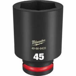 Milwaukee 49-66-6420 SHOCKWAVE Impact Duty 3/4 Drive 45MM Deep 6 Point Socket