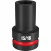 Milwaukee 49-66-6503 SHOCKWAVE Impact Duty 1 Drive 15/16 Deep 6 Point Socket