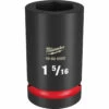 Milwaukee 49-66-6509 SHOCKWAVE Impact Duty 1 Drive 1-5/16 Deep 6 Point Socket