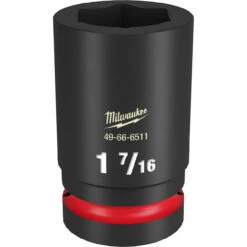 Milwaukee 49-66-6511 SHOCKWAVE Impact Duty 1 Drive 1-7/16 Deep 6 Point Socket