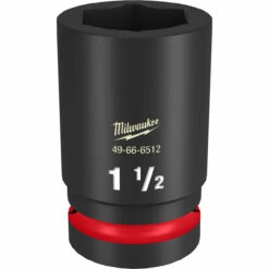 Milwaukee 49-66-6512 SHOCKWAVE Impact Duty 1 Drive 1-1/2 Deep 6 Point Socket