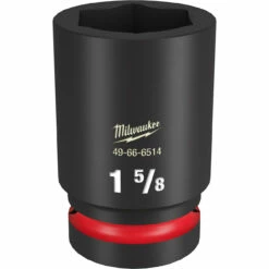 Milwaukee 49-66-6514 SHOCKWAVE Impact Duty 1 Drive 1-5/8 Deep 6 Point Socket