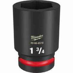 Milwaukee 49-66-6516 SHOCKWAVE Impact Duty 1 Drive 1-3/4 Deep 6 Point Socket