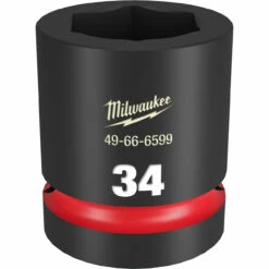 Milwaukee 49-66-6599 SHOCKWAVE Impact Duty 1 Drive 34MM Standard 6 Point Socket