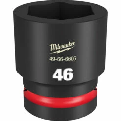 Milwaukee 49-66-6606 SHOCKWAVE Impact Duty 1 Drive 46MM Standard 6 Point Socket