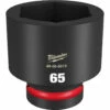 Milwaukee 49-66-6614 SHOCKWAVE Impact Duty 1 Drive 65MM Standard 6 Point Socket
