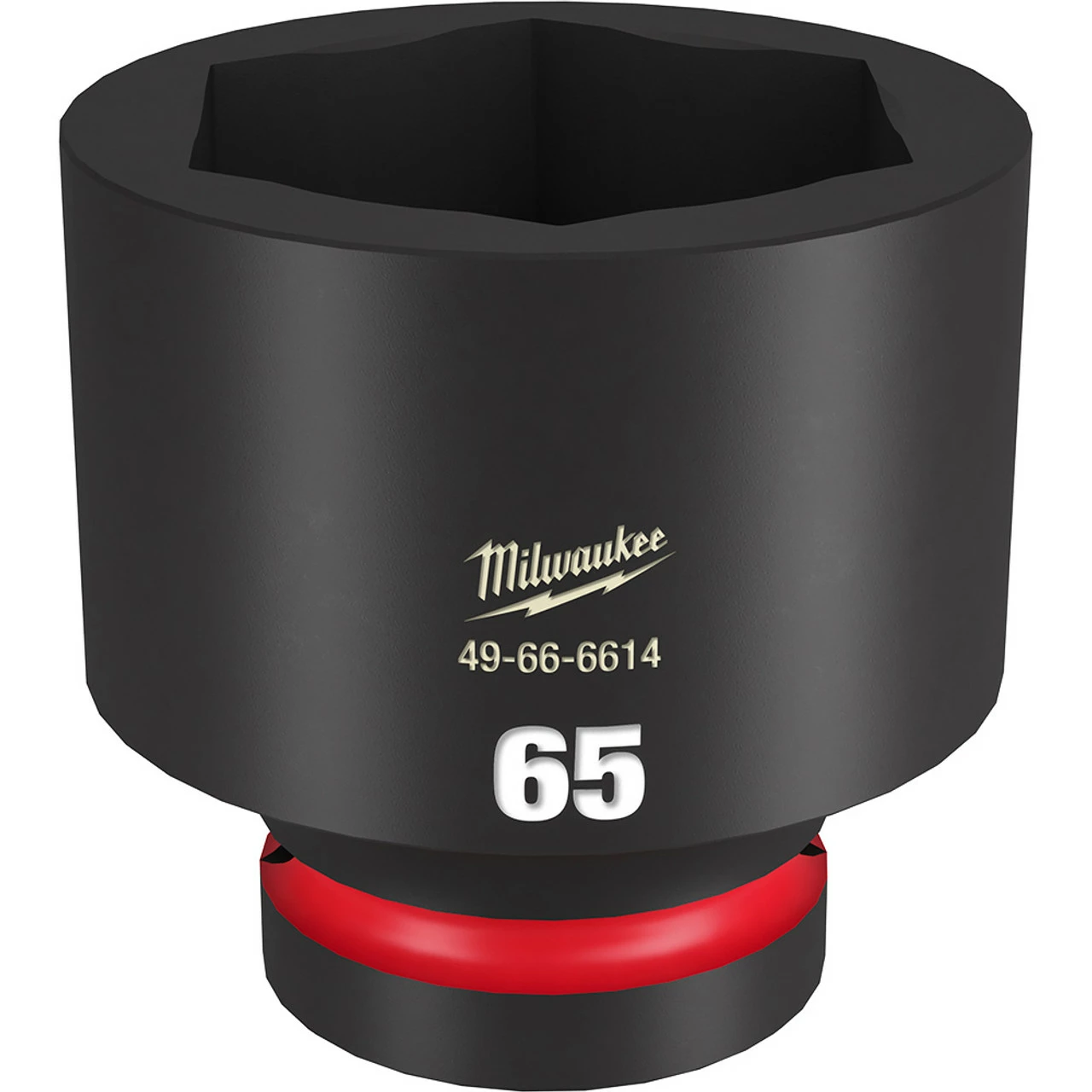 Milwaukee 49-66-6614 SHOCKWAVE Impact Duty 1 Drive 65MM Standard 6 Point Socket 1 Milwaukee 49-66-6614 SHOCKWAVE Impact Duty 1 Drive 65MM Standard 6 Point Socket