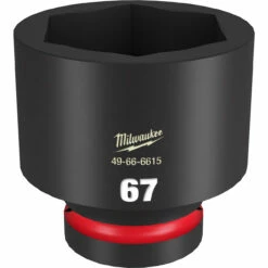 Milwaukee 49-66-6615 SHOCKWAVE Impact Duty 1 Drive 67MM Standard 6 Point Socket